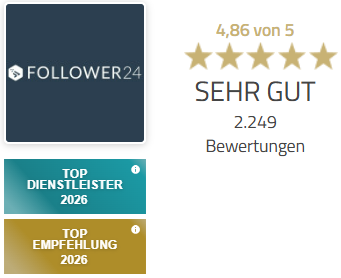 Bewertung Follower 24
