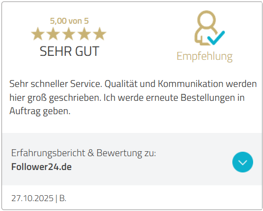 Bewertung bester Anbierter für Follower2026