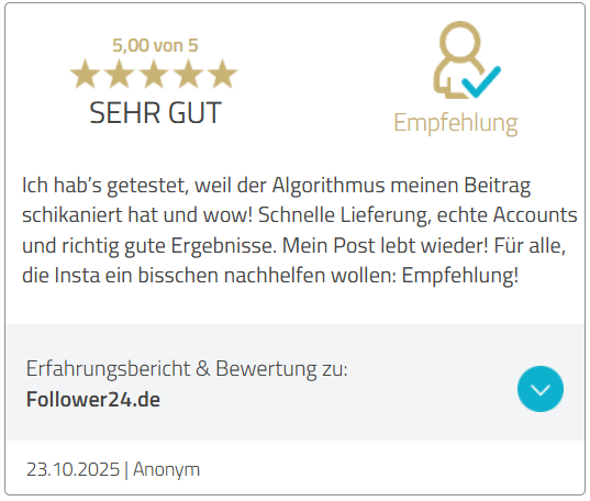 Follower kaufen empfehlung follower24