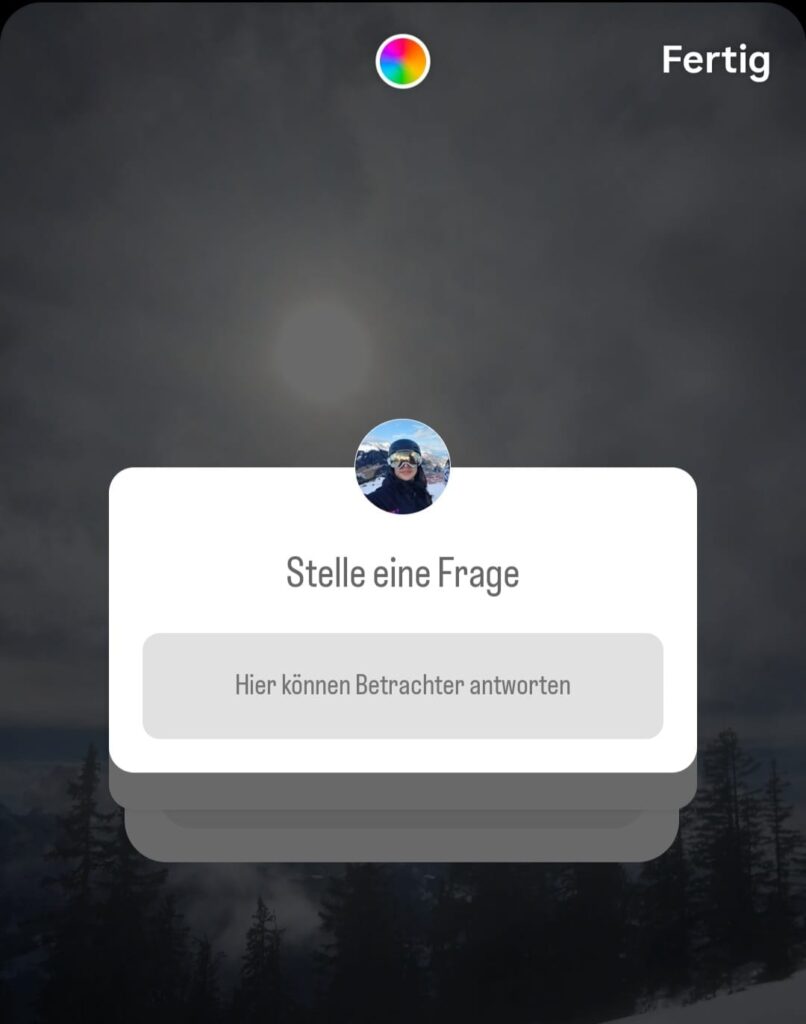 Instagram Umfrage erstellen Anleitung Schritt 4