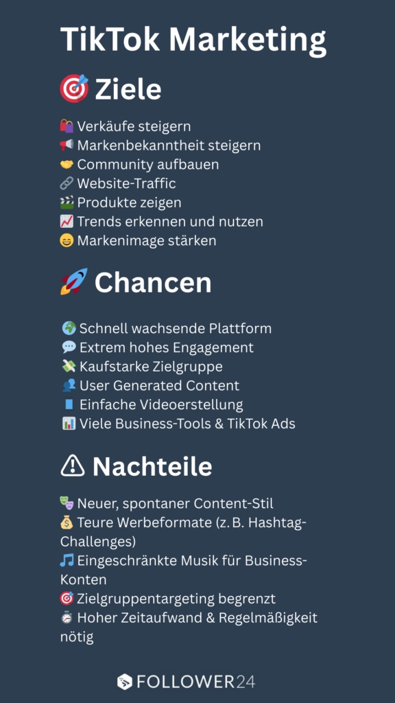 Alle TikTok Marketing Chancen und risiken im überblick