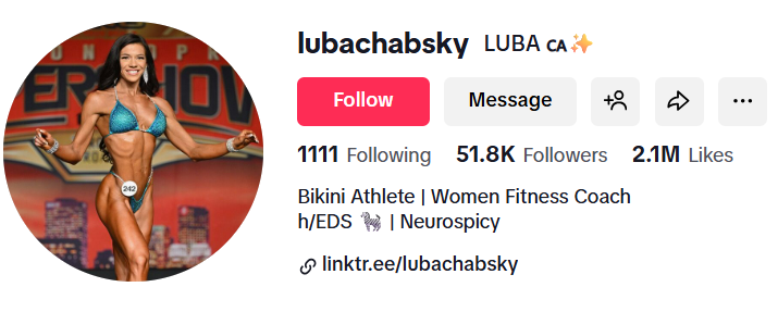 TikTok Bio Sprüche Beispiel