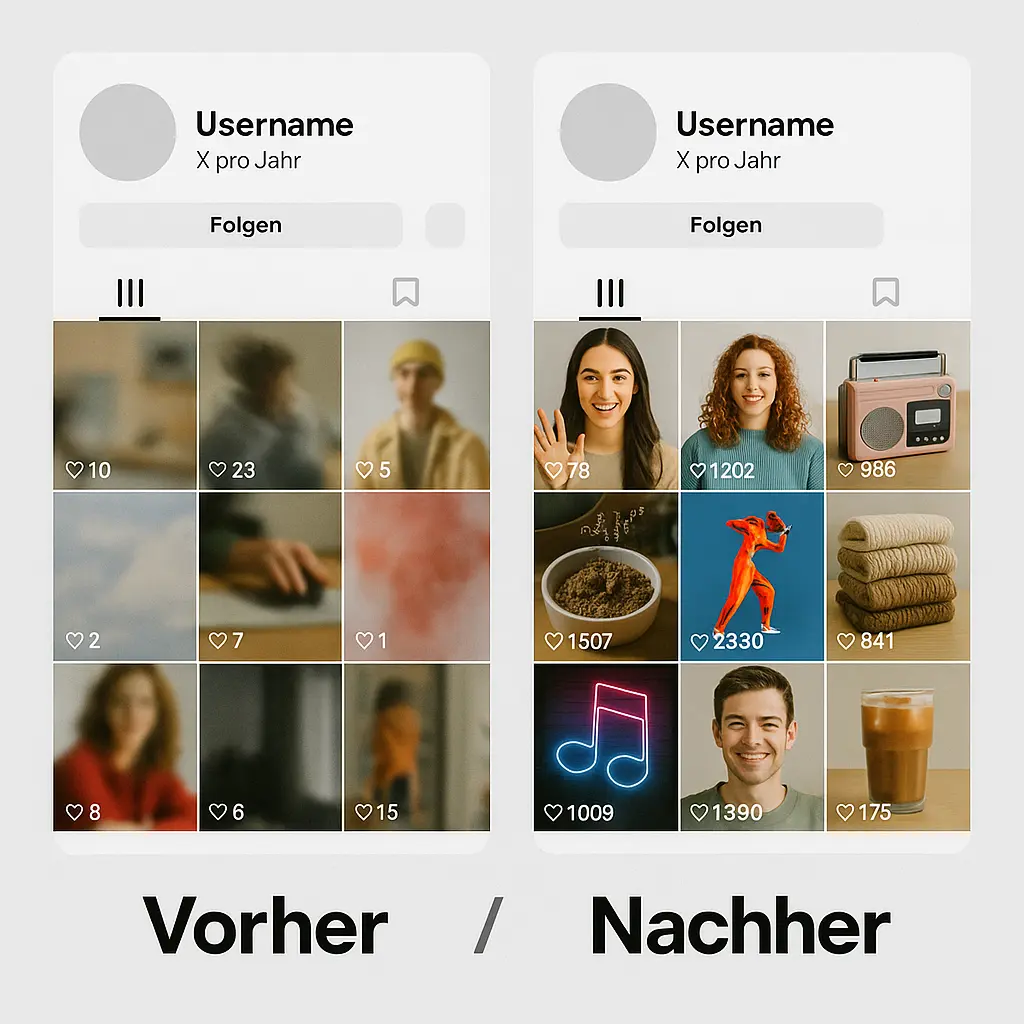 Mit einem guten Plan sieht dein Profil schon bald besser aus.