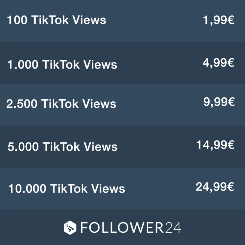 Die Views Kaufen Preise für TikTok