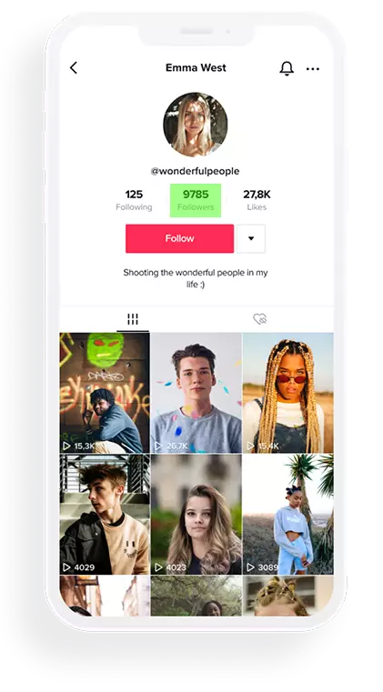 So werden Follower auf TikTok angezeigt